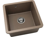 Chiuveta Bucatarie Cu O Cuva Fat Avangard 222 46x46 Cm Fara Picurator, Montare Sub Blat, Fatgranit Frappe