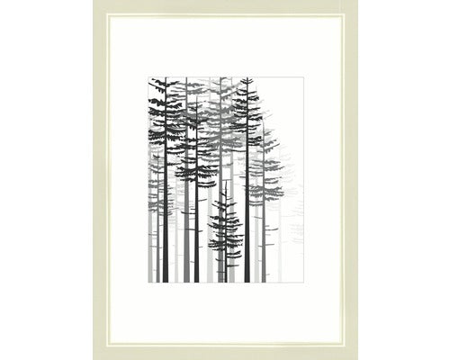 Rama Foto Lemn Modern Crem 21x29, 7 Cm