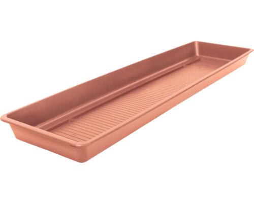 Farfurie Ghiveci Lafiora Extra Flor, Plastic, L 80 Cm, Maro