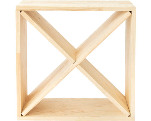 Suport Din Lemn Pentru Sticle De Vin 480x480x235mm, 4 Spatii