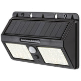 Lampa solara LED de exterior pentru pererte Rabalux Ostrava 7881, cu senzor de miscare, 2.4W, 225 lm, IP44, lumina alba naturala (4000K), Negru