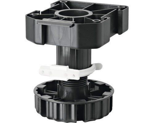Picioare Mobila Ascunse Tarrox Ø77x(90-110)mm Plastic Negru Pachet 4 Bucati