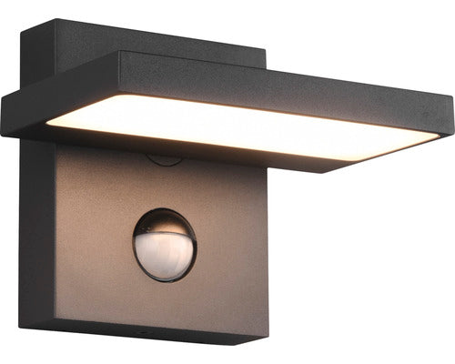 Aplica Cu Led Integrat Horton 8w 1000 Lumeni, Senzor De Miscare, Pentru Exterior Ip54, Antracit