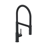 Baterie bucatarie cu dus pentru vase Morava, cartus ceramic 25 mm, negru