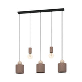 Lustra Gazzola E27 max. 5x40W, cafeniu
