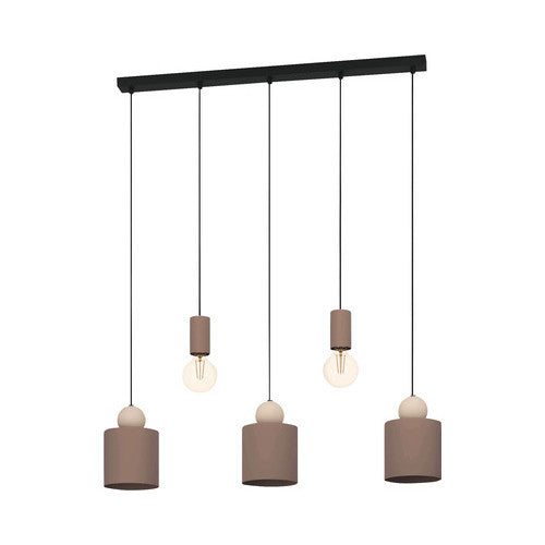 Lustra Gazzola E27 max. 5x40W, cafeniu