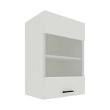 Corp Superior haaus Karo, O Usa, cu sticla, Alb, 40 x 30 x 60 cm