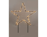Decoratiune Stea Lafiora 350 Led-uri 121x135 Cm Alb Cald