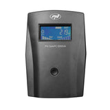 UPS PNI PNI-E650VA SafePC, 390W, 1.8A, iesire 2 x 230V, ecran LCD