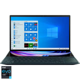 Laptop ultraportabil ASUS ZenBook Duo 14 UX482 cu procesor Intel® Core™ i7-1165G7 pana la 4.70 GHz, 14", Full HD, Touch, 16GB, 1TB SSD, Intel® Iris Xe Graphics, Windows 10 Pro, Celestial Blue