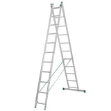Scara universala cu 2 tronsoane Alverosal 11 trepte Eurostyl, 5.13 m