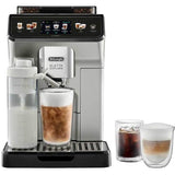 Espressor automat De'Longhi Eletta Explore ECAM 450.65.S, 1450W, 50+ tipuri de bauturi, 19 bari, 2 carafe cu tehnologie LatteCrema (Hot & Cool), tehnologie de extractie la rece, Rasnita cu tehnologie Bean Adapt, Coffee Link App, Argintiu