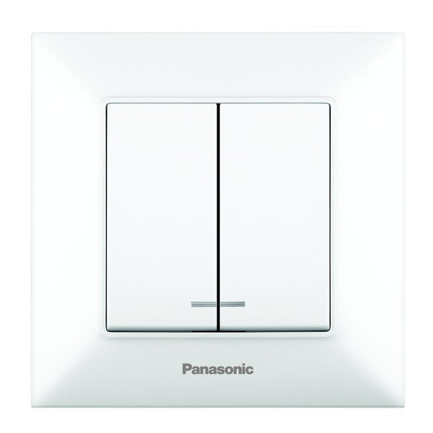 Comutator simplu cu led, bej, arkedia slim