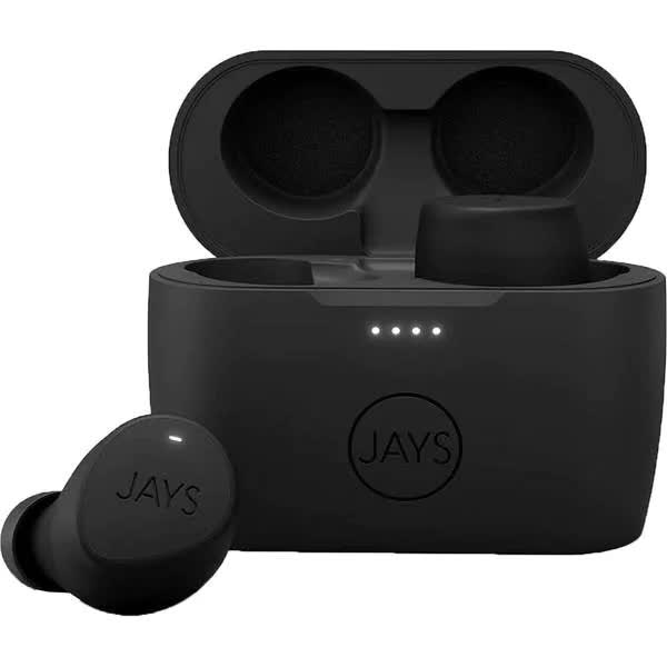 Casti JAYS m-Five, True Wireless, Bluetooth, In-Ear, Microfon, Negru
