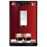 Espressor automat Melitta® Solo, 1400W, 15 bari, 1.2l, Rezervor boabe, Slim 20cm, Rosu