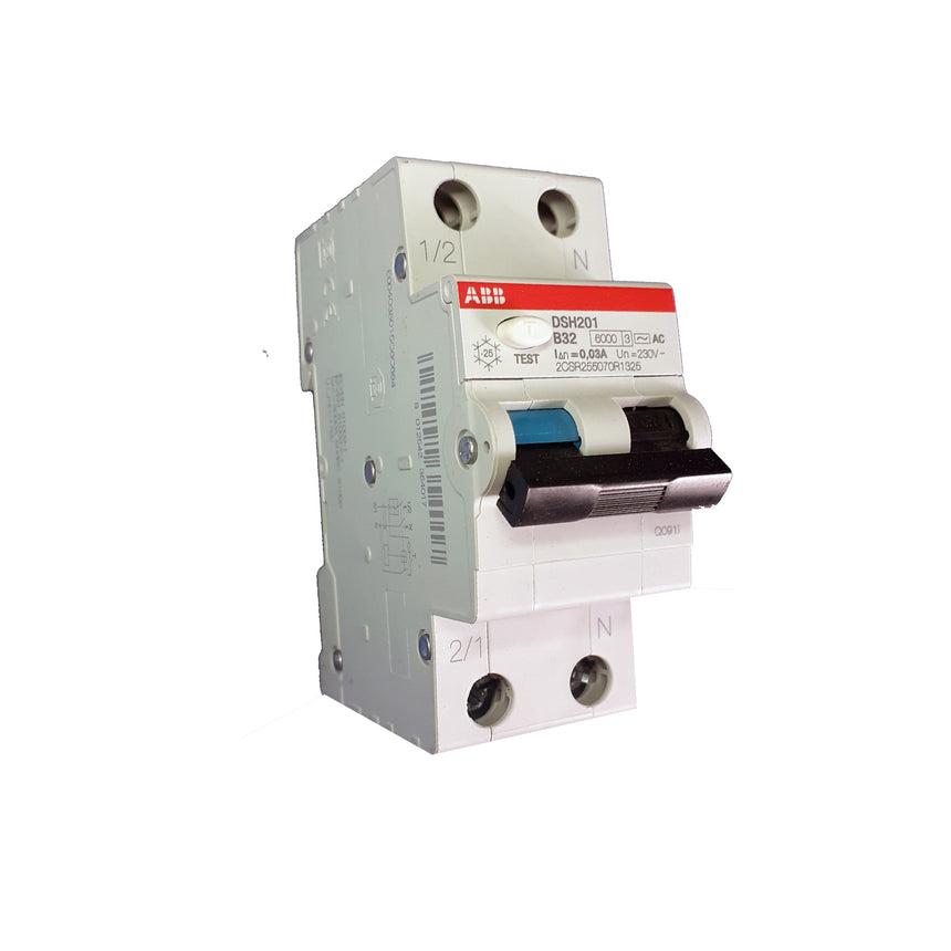 Siguranta automata diferentiala faza+nul ABB DSH201L-B10 curent nominal 10 A, 1P+N, curba declansare B