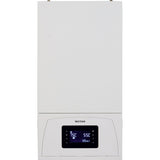 Centrala termica in condensare Motan Condens 100 C38GC25-PV1, 25 kw, schimbator principal inox, schimbator secundar supradimensionat, raport de modulare 1:10, grup hidraulic din composit, fara kit de evacuare