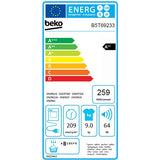 Uscator de rufe Beko B5T69233, 9 kg, Clasa D, Pompa de caldura EcoGentle, RecycledDry, IronFinish, Hygienic Reresh, Hygienic Drying, Alb