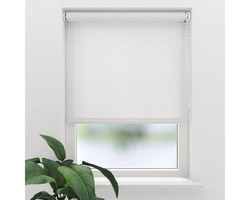 Rulou Semitransparent Soluna T11 Model Structurat Alb 60x190 Cm