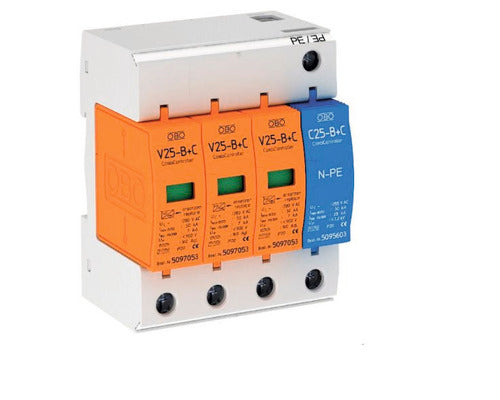 Descarcator Pentru Supratensiune Obo Bettermann 3p+n 280v Max. 25ka