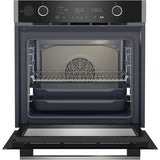 Cuptor Incorporabil GRUNDIG GEBD19401BHAI, Electric, Gatire cu Abur, Autocuratare Catalitica, 72 l, Clasa A+, HotAero Pro, Negru-Inox