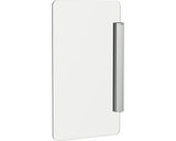 Paravan Pisoar Ceramic Roca Divo 70x40 cm, Transparent Mat