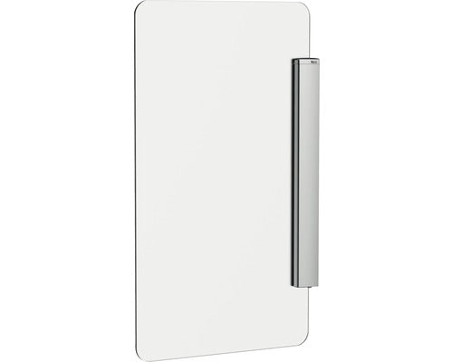 Paravan Pisoar Ceramic Roca Divo 70x40 cm, Transparent Mat