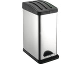 Cos de Gunoi cu Pedala 15 Litri Inox