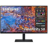 Monitor, SAMSUNG, 32" UHD, IPS, 3840x2160, 60Hz, DP, HDMI, USB-C, Pivot, negru