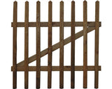 Poarta Verticala Din Sipci, 100x79 Cm, Impregnata In Autoclava