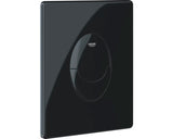 Clapeta actionare WC Grohe Start 38964KV0, dubla, verticala, 156 x 197 mm, ABS, lucios, negru