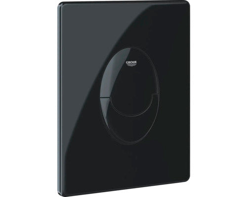 Clapeta actionare WC Grohe Start 38964KV0, dubla, verticala, 156 x 197 mm, ABS, lucios, negru