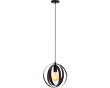 Pendul Cortado E27 Max. 1x40w, Ø250 Mm, Negru