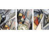 Tablou Canvas Clock 3x 45x60 Cm