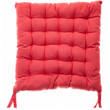 Perna pentru scaun Mendola Interior, 40x40x6 cm, bumbac 100%, 2 fete, 25 puncte, coral-bej