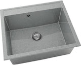 Chiuveta Bucatarie Cu O Cuva Fat Avangard 227 60x51 Cm, Fara Picurator, Granixit City Grey