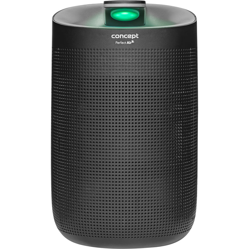 Dezumidificator si purificator Concept OV1210, 45W, 0.75 l/24 h, Rezervor 1 l, Trei trepte, HEPA 13, Filtru Carbon, Negru