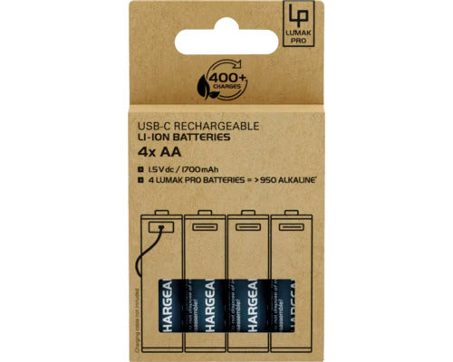 Acumulatori Reincarcabili Lumak Pro Aaa 1, 5v 500mah, 4 Bucati