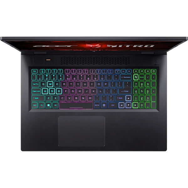 Laptop Gaming ACER Nitro 17 AN17-41-R5Q0, AMD Ryzen 5 7535HS pana la 4.55GHz, 17.3" Full HD, 16GB, SSD 512GB, NVIDIA GeForce RTX 4050 6GB, Free DOS, Negru