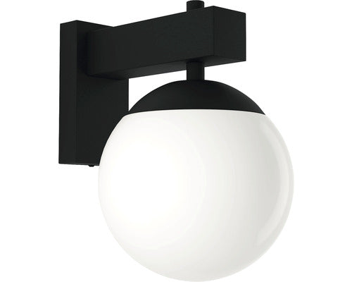 Aplica Bufalata E27 Max. 1x40w, Pentru Exterior Ip44, Negru/alb