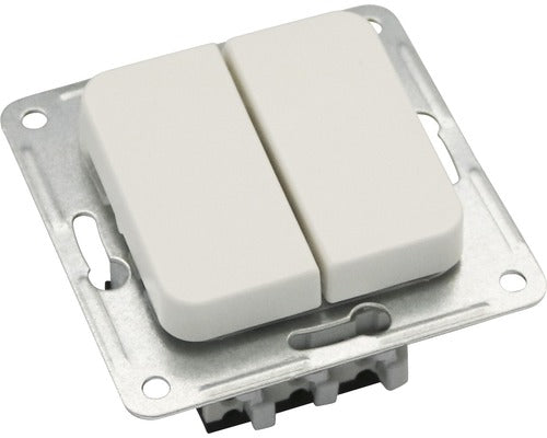 Intrerupator Cap-scara Dublu Roth Lange Basic, Alb