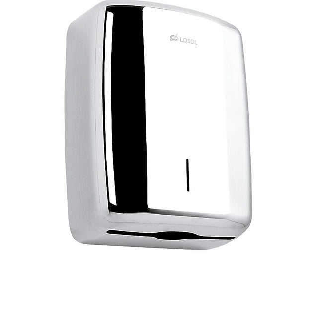 Dispenser prosoape hartie pliate Losdi Elegance, inox 304, capacitate 600 de prosoape pliate Z/V, garantie 5 ani
