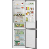 Combina frigorifica Candy CCE7T620EX, 377 l, Total No Frost Circle+, WiFi/ hOn app, SuperCooling, SuperFreezing, Clasa E, H 200 cm, Inox