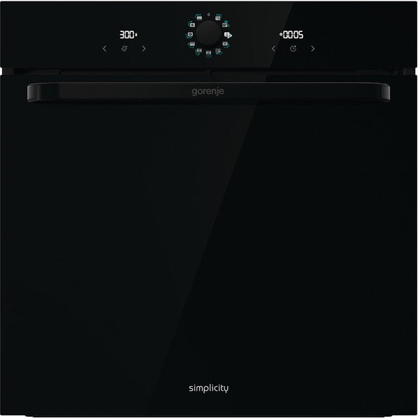 Cuptor incorporabil, Gorenje, clasa energetica A, 77 l, 300 °C, negru