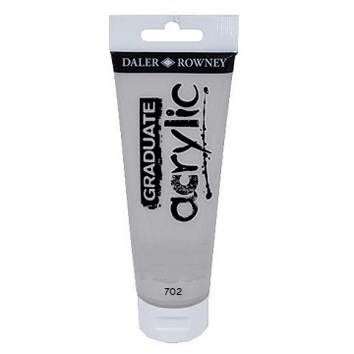 Vopsea acrilica, Daler-Rowney, 120 ml, Argintiu 702