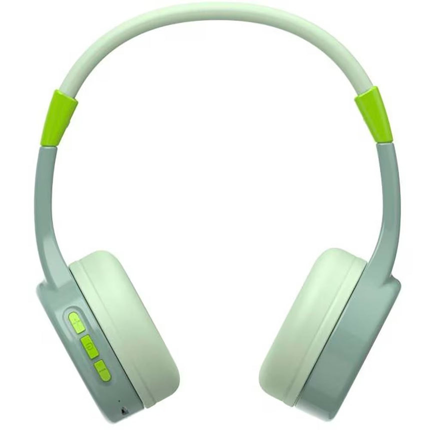 Casti pentru copii On-Ear Hama Teens Guard, Bluetooth, Limitator de Volum, Microfon, Verde