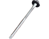 Surub 5,5/6,3x110mm Pentru Panou Sandwich Termoizolant PRECIT RAL 9006 50 Bucati
