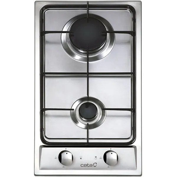 Plita incorporabila CATA GI 3002 X, Gaz, 2 arzatoare, Inox