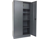 Dulap Metalic 2 Usi Fam Md273 890x450x1800 Mm, Cu 3 Polite Si Cutie De Valori