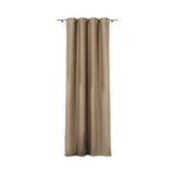 Draperie cu inele Amadeo, cafea, 140x260 cm